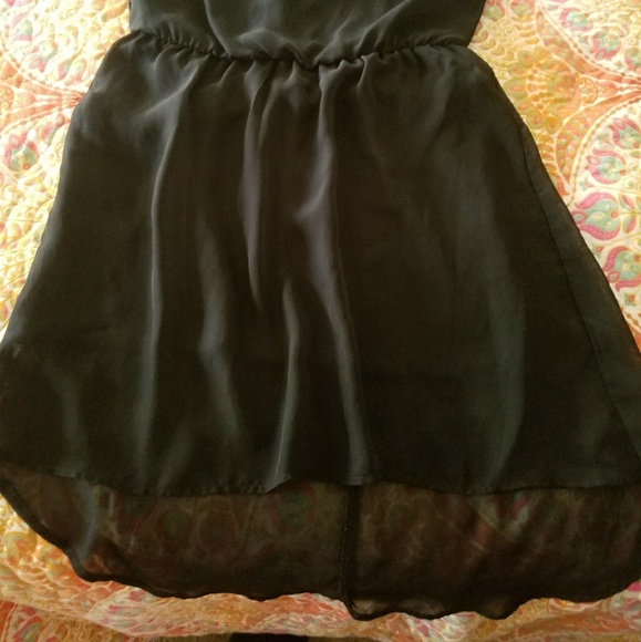 double layer sheer hi lo dress - Picture 2 of 2